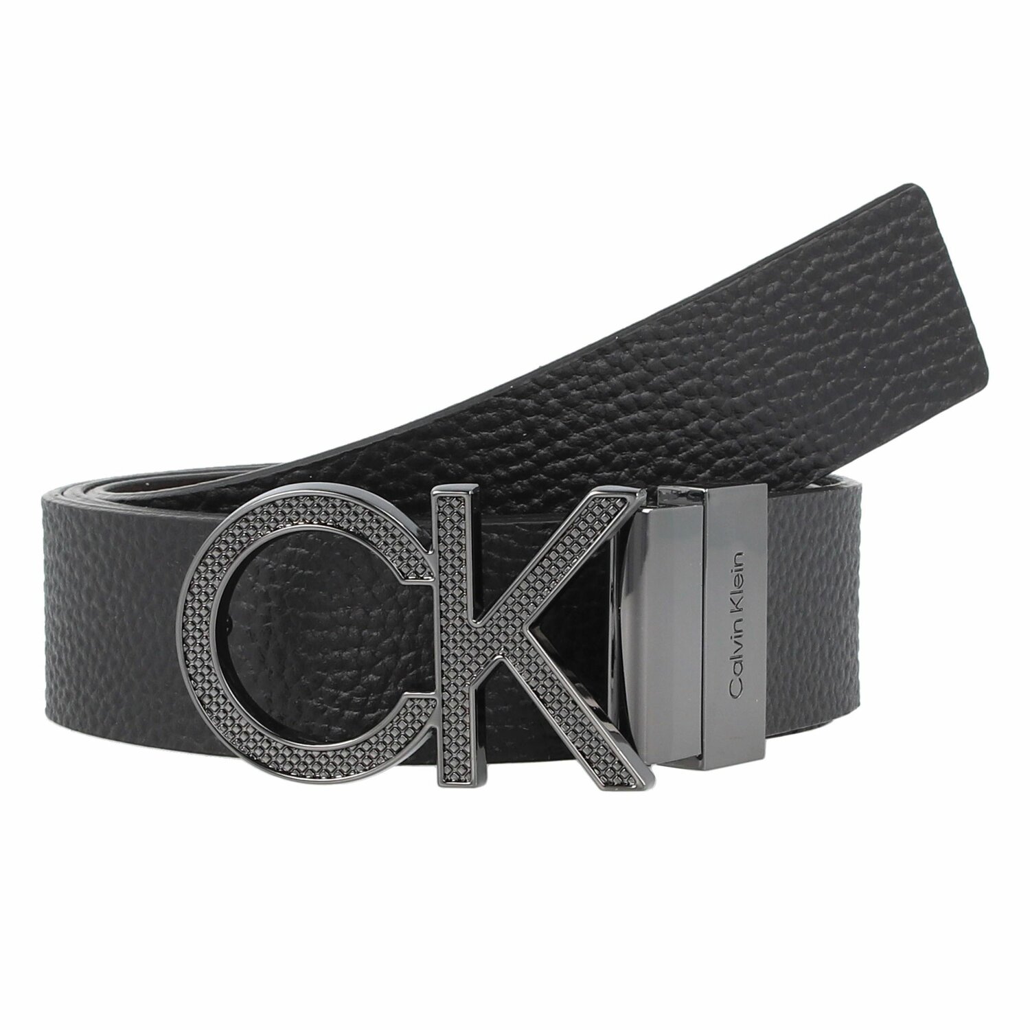 Calvin Klein CK Pique Wendegürtel Leder ck black pb-dark brown pb | 95 cm