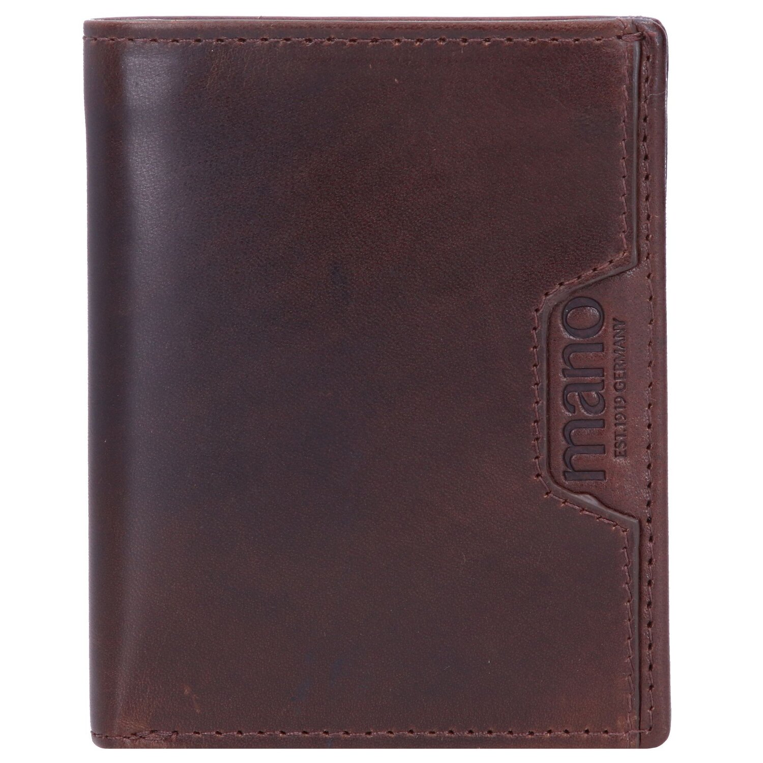 mano Don Marco Kartenetui Leder cm dunkelbraun