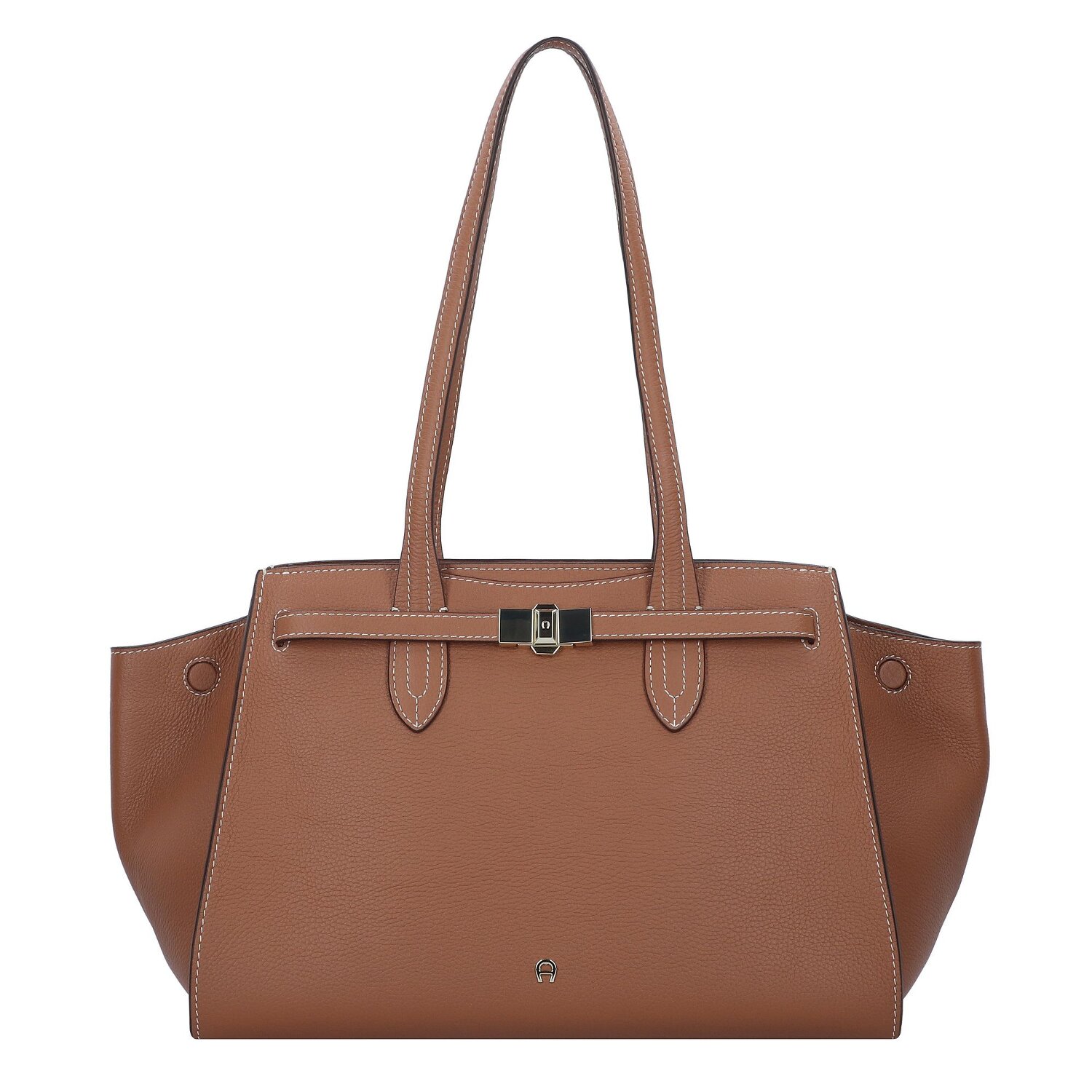 AIGNER Farah Shopper Tasche Leder 52 cm cognac brown