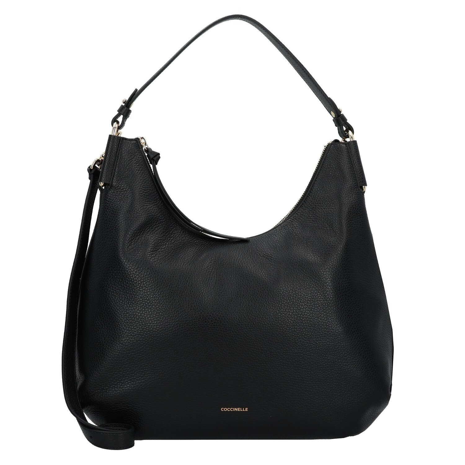 Coccinelle Rebekka Schultertasche Leder 39 cm noir