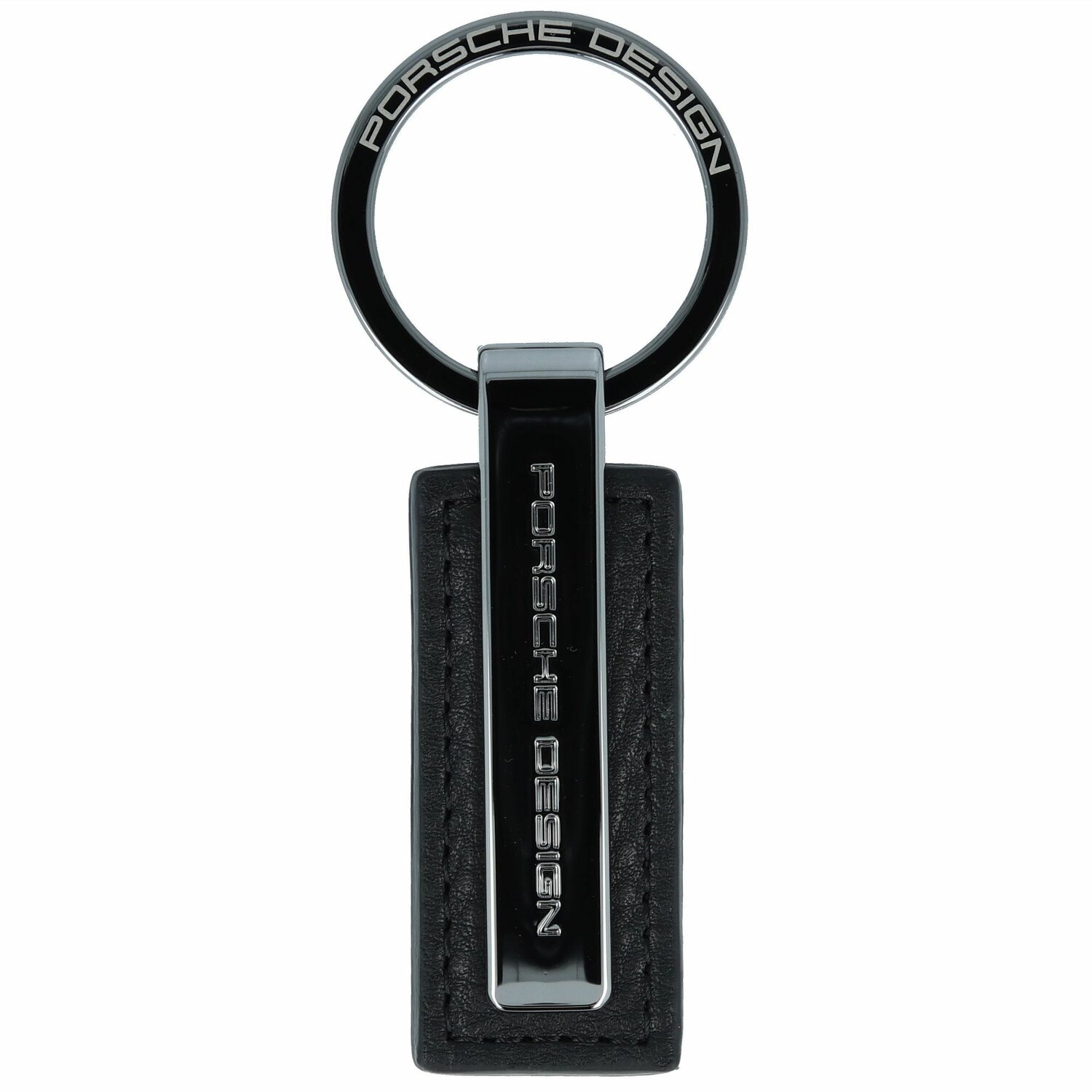 Porsche Design Schlüsselanhänger Leder 8,5 cm black