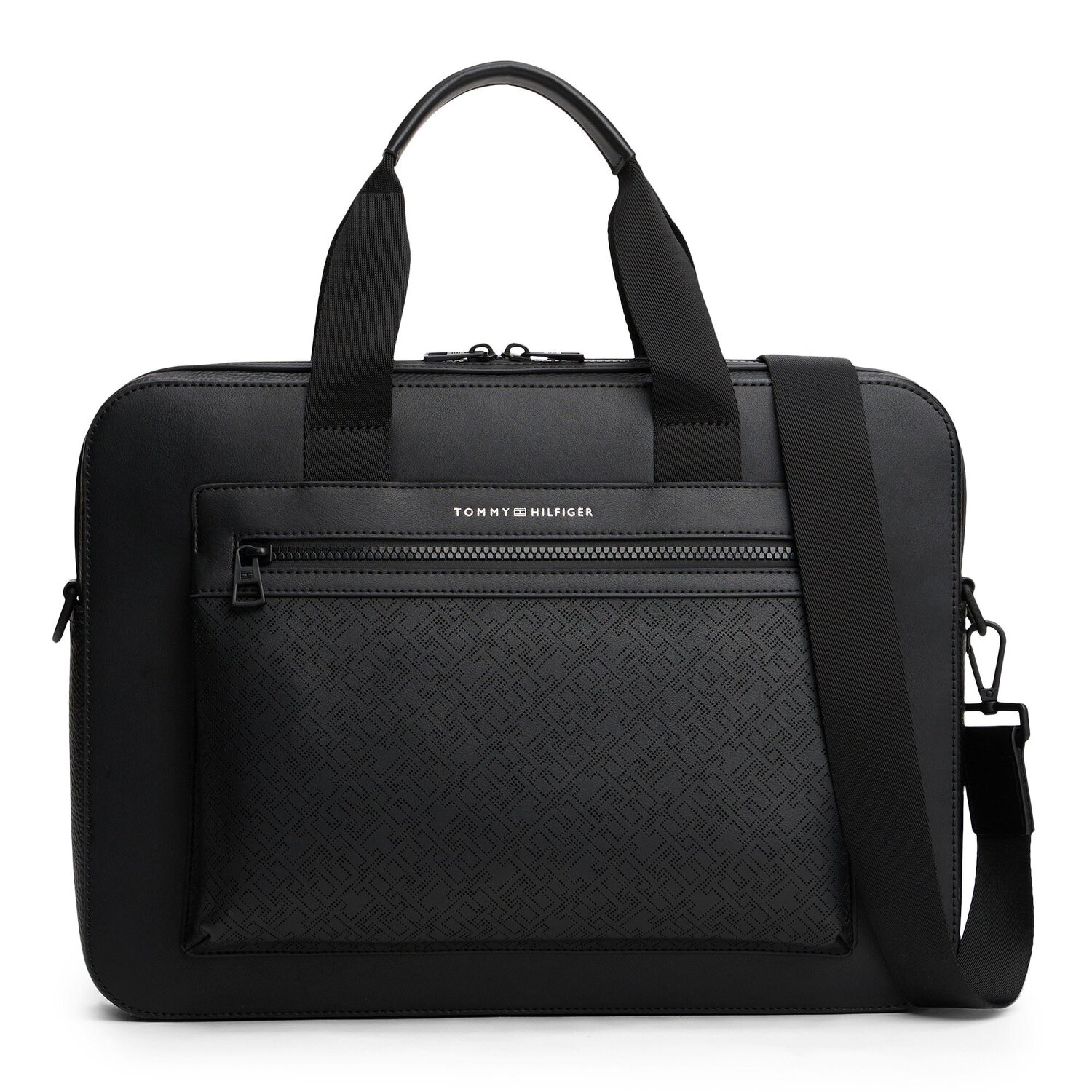 Aktentasche Tommy Hilfiger Laptoptasche Leder TOMMY HILFIGER