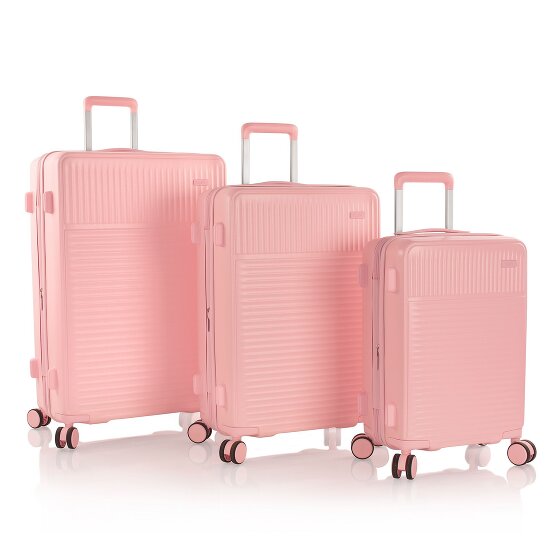 Heys Pastel 4 Rollen Kofferset 3-teilig mit Dehnfalte