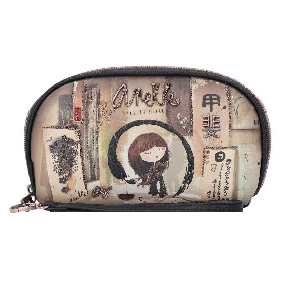 Anekke Shoen Black Geldbörse RFID Schutz 22 cm