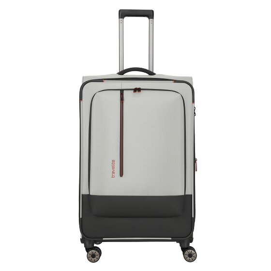 Travelite Crosslite 5.0 4 Rollen Trolley L 77 cm mit Dehnfalte