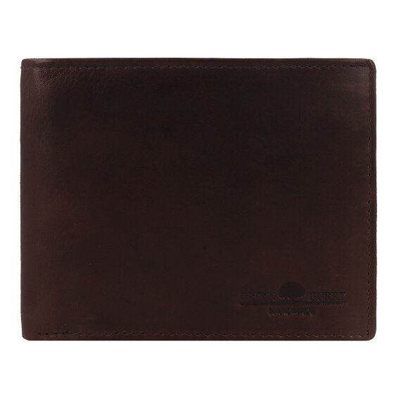 Greenburry Newport Geldbörse RFID Schutz Leder 12 cm