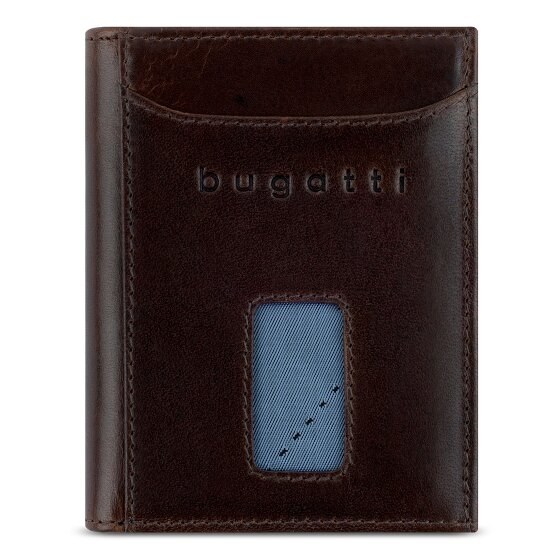 bugatti Secure Slim Geldbörse RFID Schutz Leder 8 cm