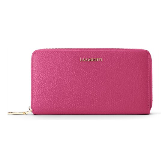 Lazarotti Bologna Leather XL Zip-Around Geldbörse Leder 19 cm