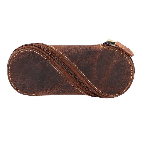 Greenburry Vintage Brillenetui Leder 17 cm