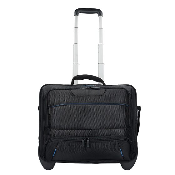 Dermata 2 Rollen Businesstrolley 38 cm Laptopfach