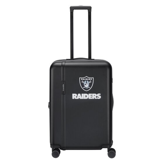 Travelite travelite x NFL 4 Rollen Trolley M 67 cm mit Dehnfalte