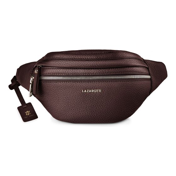 Lazarotti Bologna Leather Double-Zip Gürteltasche Crossbody Leder 25 cm