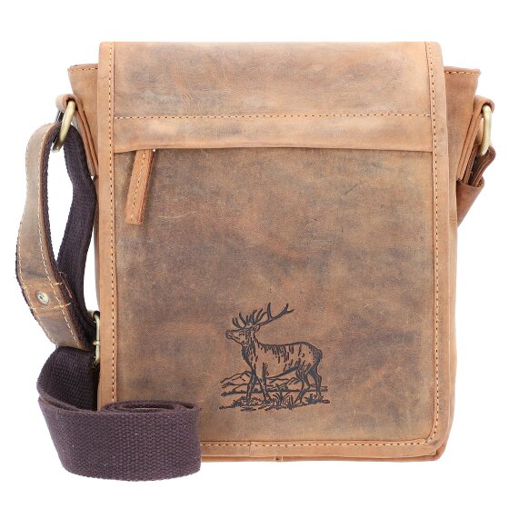 Greenburry Vintage Umhängetasche Leder 20 cm