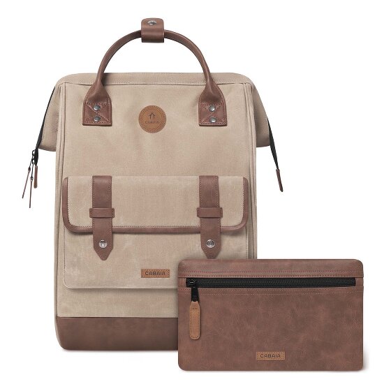 Cabaia Adventurer Waxed Cotton Large Daypack L 46 cm Laptopfach