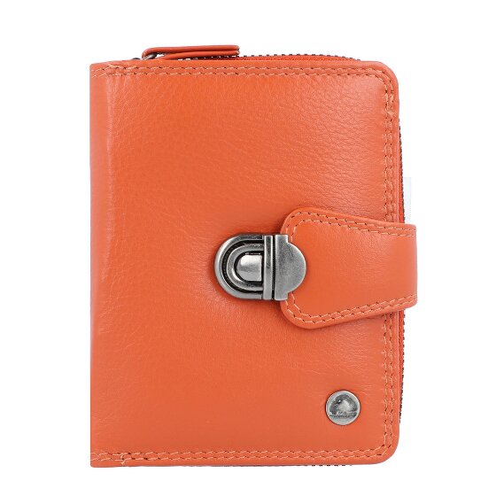 Greenburry Spongy Geldbörse Leder 9 cm orange