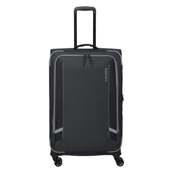 Travelite Corsiica 4 Rollen Trolley L 77 cm mit Dehnfalte
