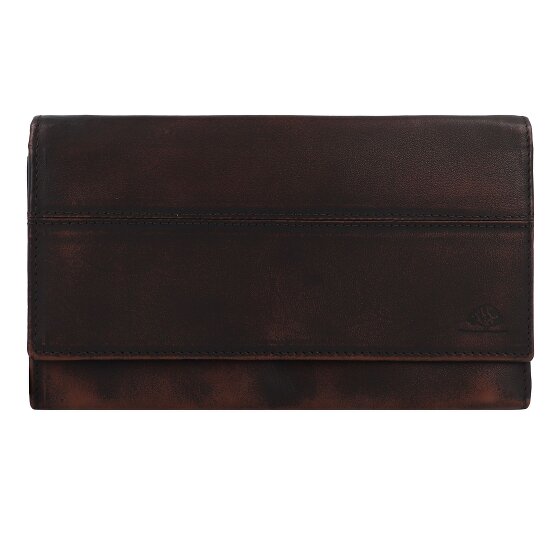 Greenburry Destressed Geldbörse RFID Schutz Leder 18.5 cm