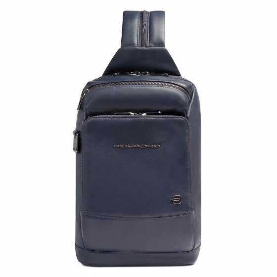 Piquadro Monospalla Umhängetasche Leder 31 cm