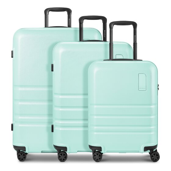 Redolz Pro ABS 4 Rollen Kofferset 3-teilig mit Dehnfalte