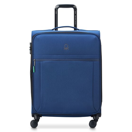 Delsey Paris x United Colors of Benetton BE 4-Rollen Trolley 65 cm mit Dehnfalte