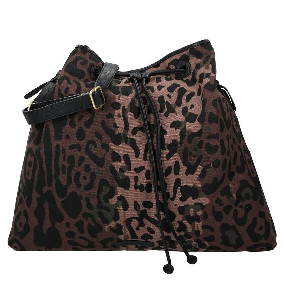 Cowboysbag Leopard chic Woodside Shopper Tasche 50 cm schwarz