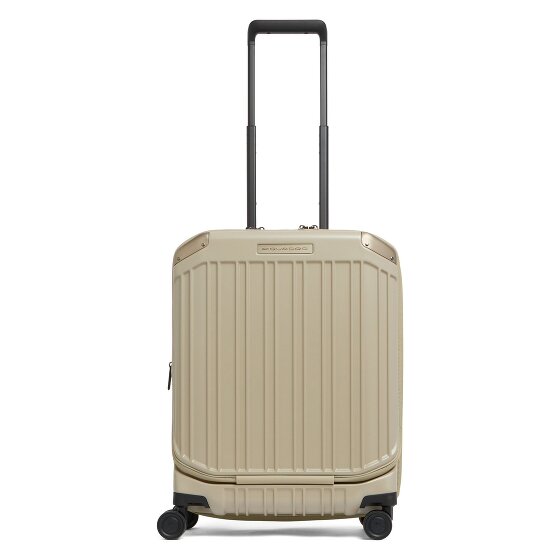 Piquadro PQ-Light 4 Rollen Kabinentrolley S 56 cm Laptopfach mit Dehnfalte