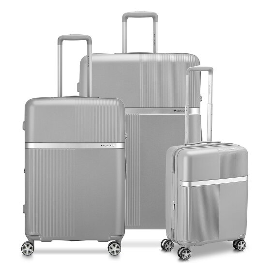 Roncato Airglam 4 Rollen Kofferset 3-teilig mit Dehnfalte