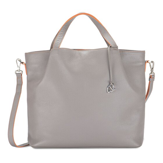 Mywalit Shopper Tasche Leder 32 cm grau