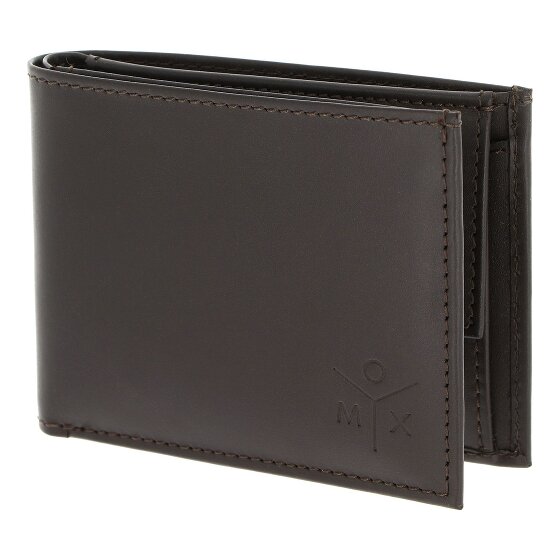 oxmox Leather Geldbörse RFID Schutz Leder 11 cm