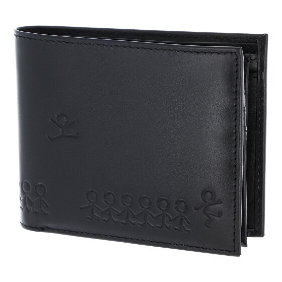 oxmox Leather Geldbörse RFID Schutz Leder 12 cm