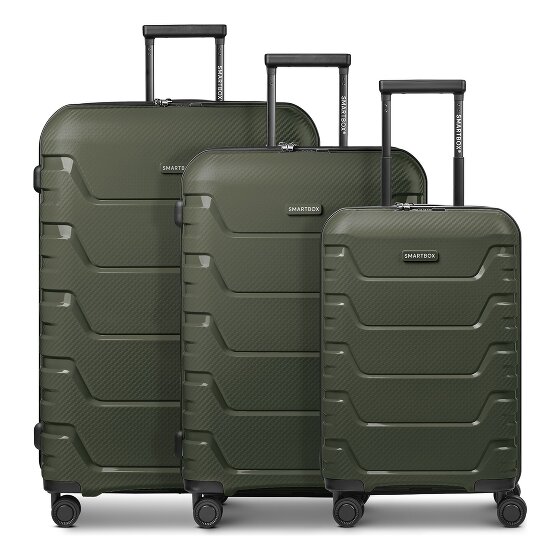 Smartbox Edition 01 4 Rollen Kofferset 3-teilig mit Dehnfalte