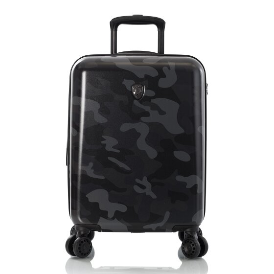 Heys Black Camo 4 Rollen Kabinentrolley S 53 cm mit Dehnfalte
