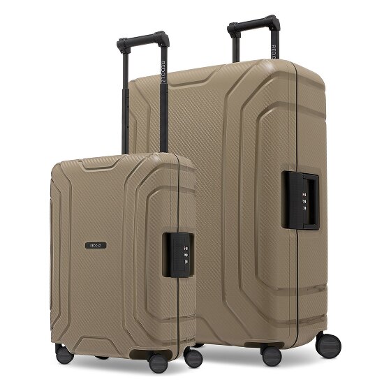 Redolz Essentials 15 4-Rollen 15 Kofferset S+L mit Dreipunktverschluss