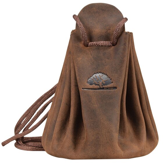 Greenburry Vintage Geldbörse Münzbeutel Leder 9,5 cm