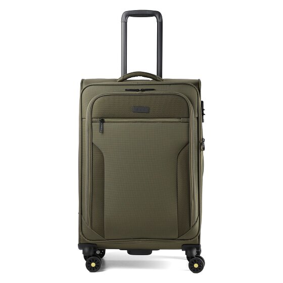 d&n Travel Line 9704 4 Rollen Trolley M 68 cm mit Dehnfalte