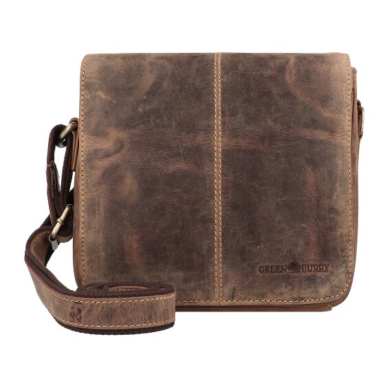 Greenburry Vintage Umhängetasche Leder 20 cm