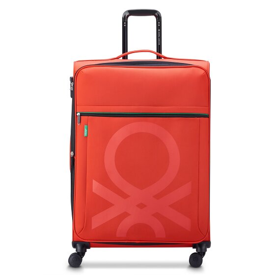 Delsey Paris x United Colors of Benetton Color Block 4-Rollen Trolley 77cm mit Dehnfalte