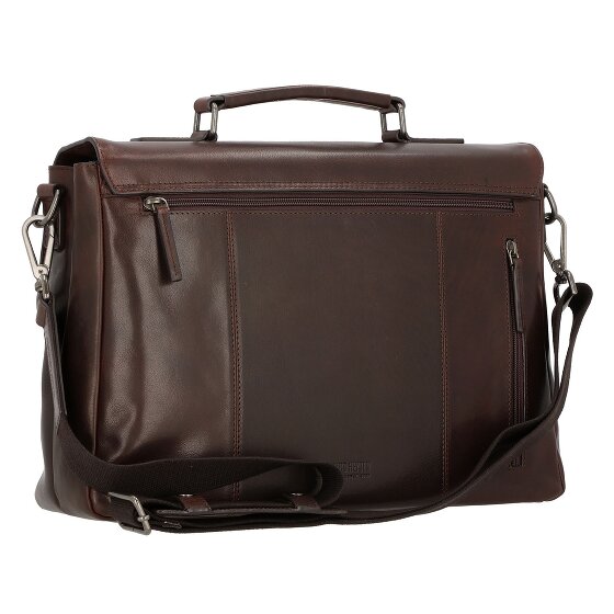 Leonhard Heyden Roma Aktentasche Leder 40 cm Laptopfach