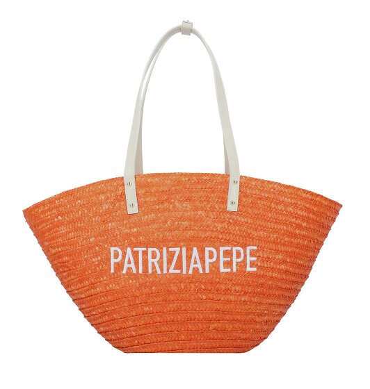 Patrizia Pepe Summer Straw Shopper Tasche 51 cm