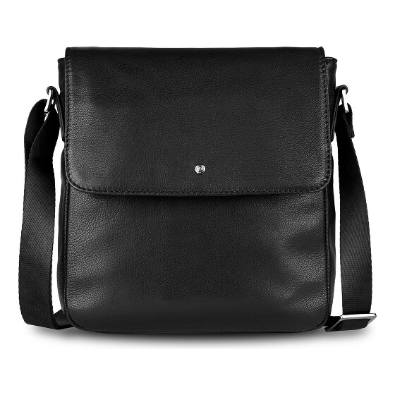 bugatti Black Magic Umhängetasche Leder 22 cm