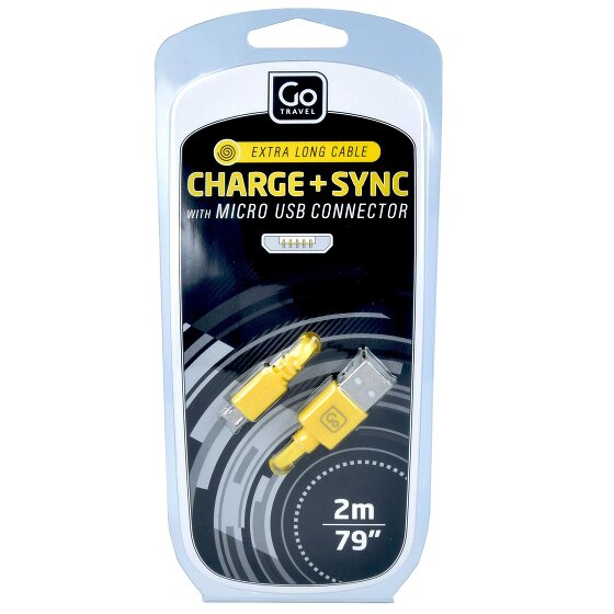 Go Travel Micro USB Lade- und Sync-Kabel 200 cm
