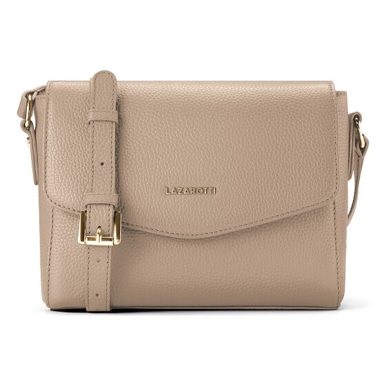 Lazarotti Bologna Leather Crossbody Umhängetasche Leder 22 cm