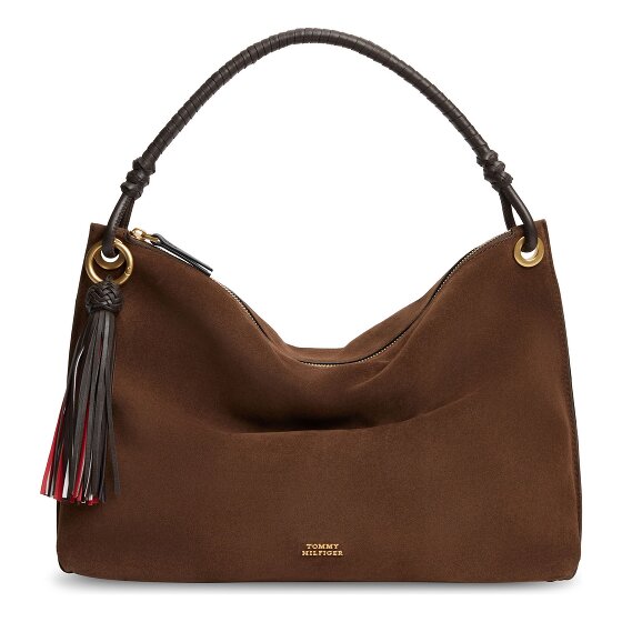 Tommy Hilfiger TH Statement Leather Schultertasche Leder 42 cm