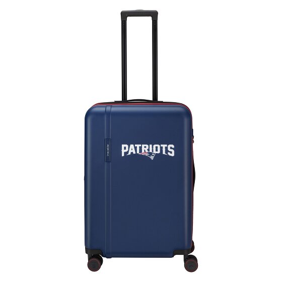 Travelite travelite x NFL 4 Rollen Trolley M 67 cm mit Dehnfalte