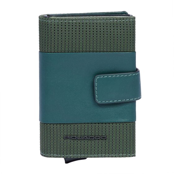 Piquadro PQ-Earth Kreditkartenetui RFID Schutz Leder 6.5 cm