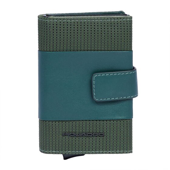Piquadro PQ-Earth Kreditkartenetui RFID Schutz Leder 6.5 cm