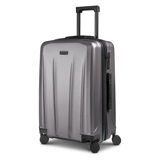 Police New York 4 Rollen Trolley M 62 cm mit Dehnfalte