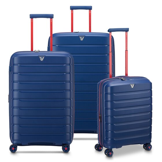 Roncato B-Flying Move 4 Rollen Kofferset 3-teilig mit Dehnfalte