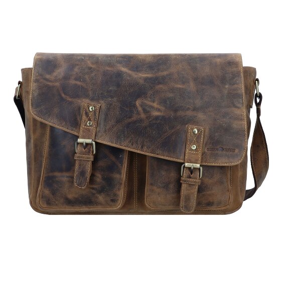 Greenburry Vintage Messenger Leder 40 cm Laptopfach