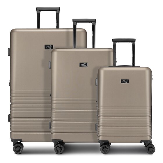 camel active Hanoi 4 Rollen Kofferset 3-teilig mit Dehnfalte